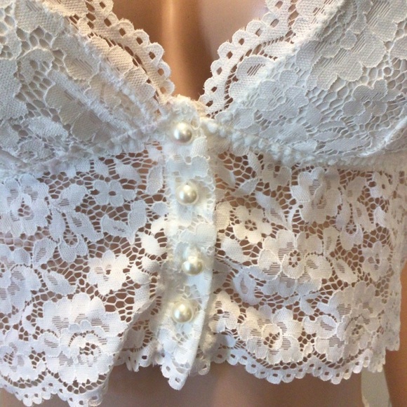 NWOT Seductivewear by Cinema Etoile Athena Lace Soft Cup Bralette & Short Set M - Picture 6 of 15
